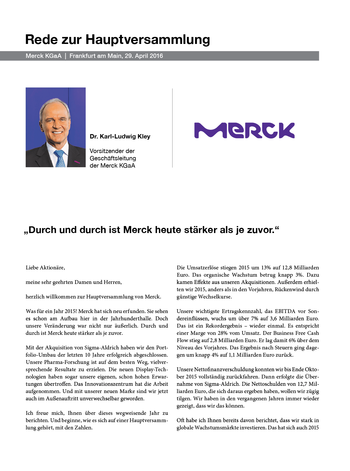 Merck HV Rede 2016