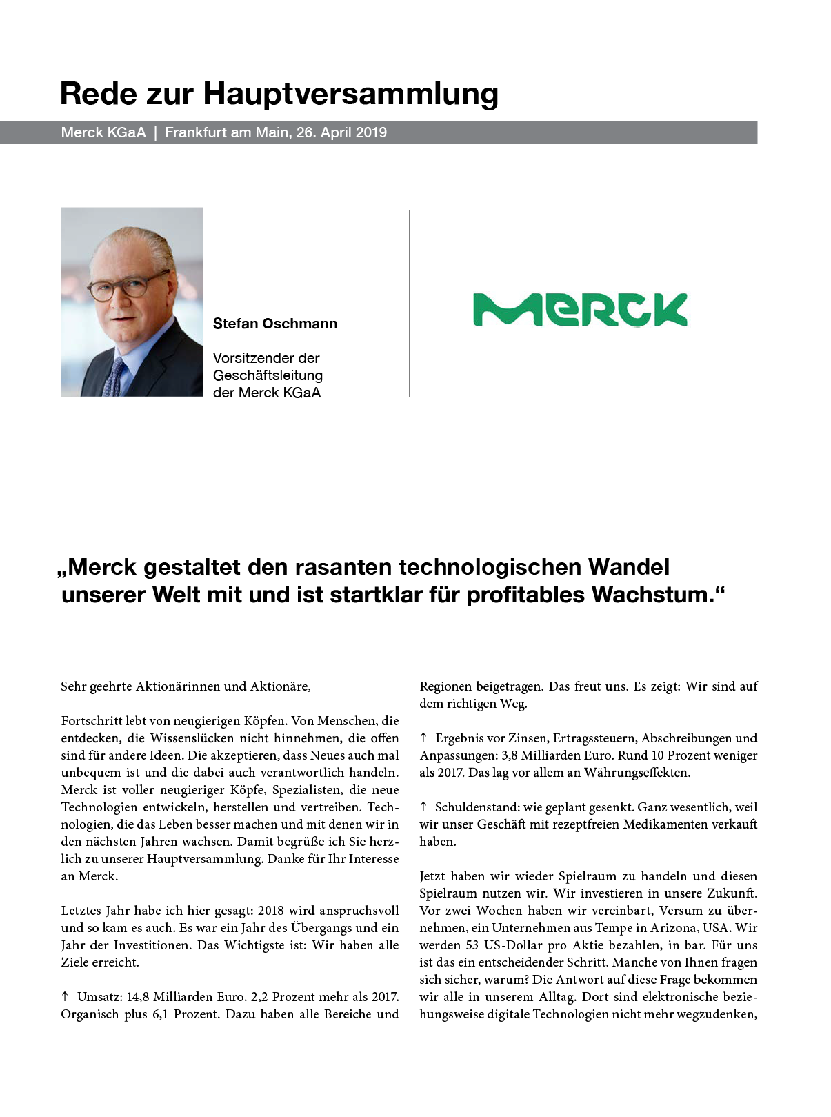 Merck HV Rede 2019