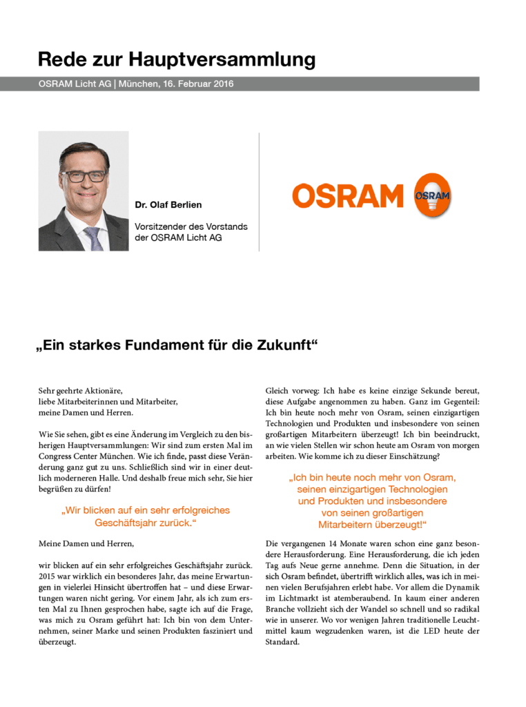 Osram HV Rede 2016