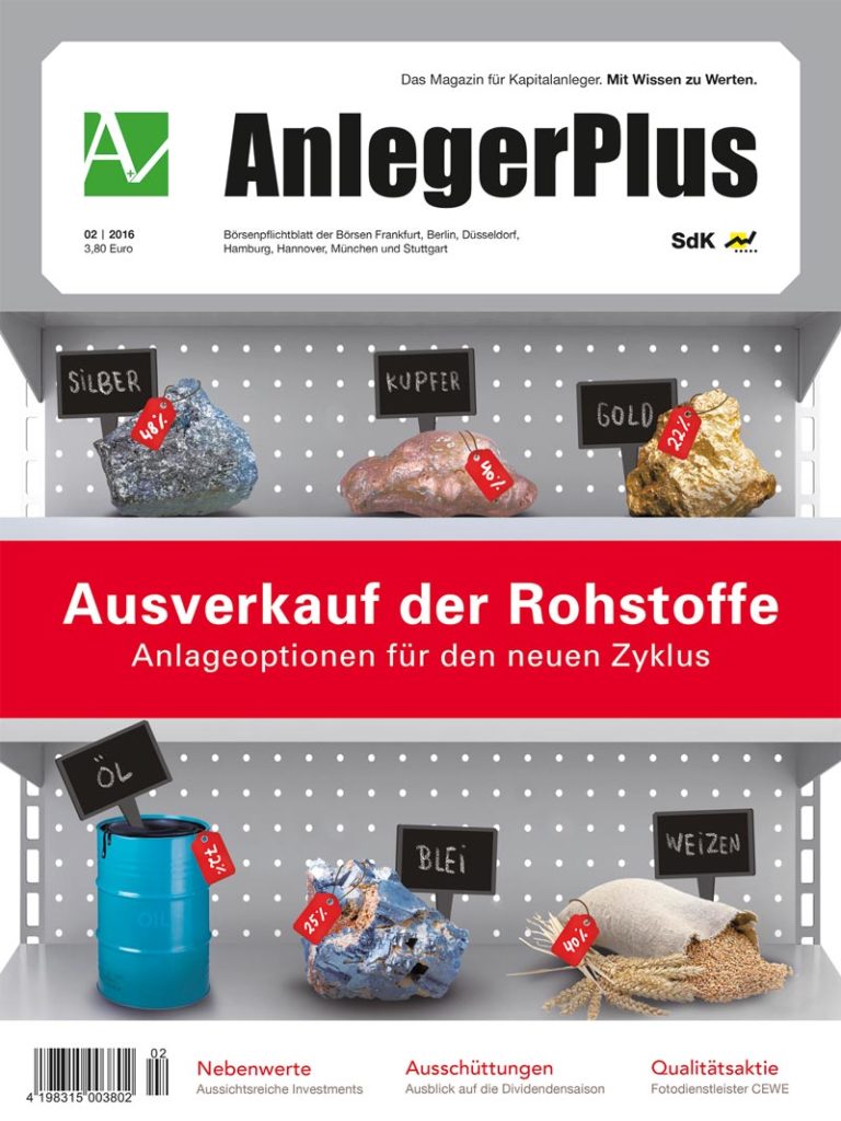 Cover AnlegerPlus 02/2016