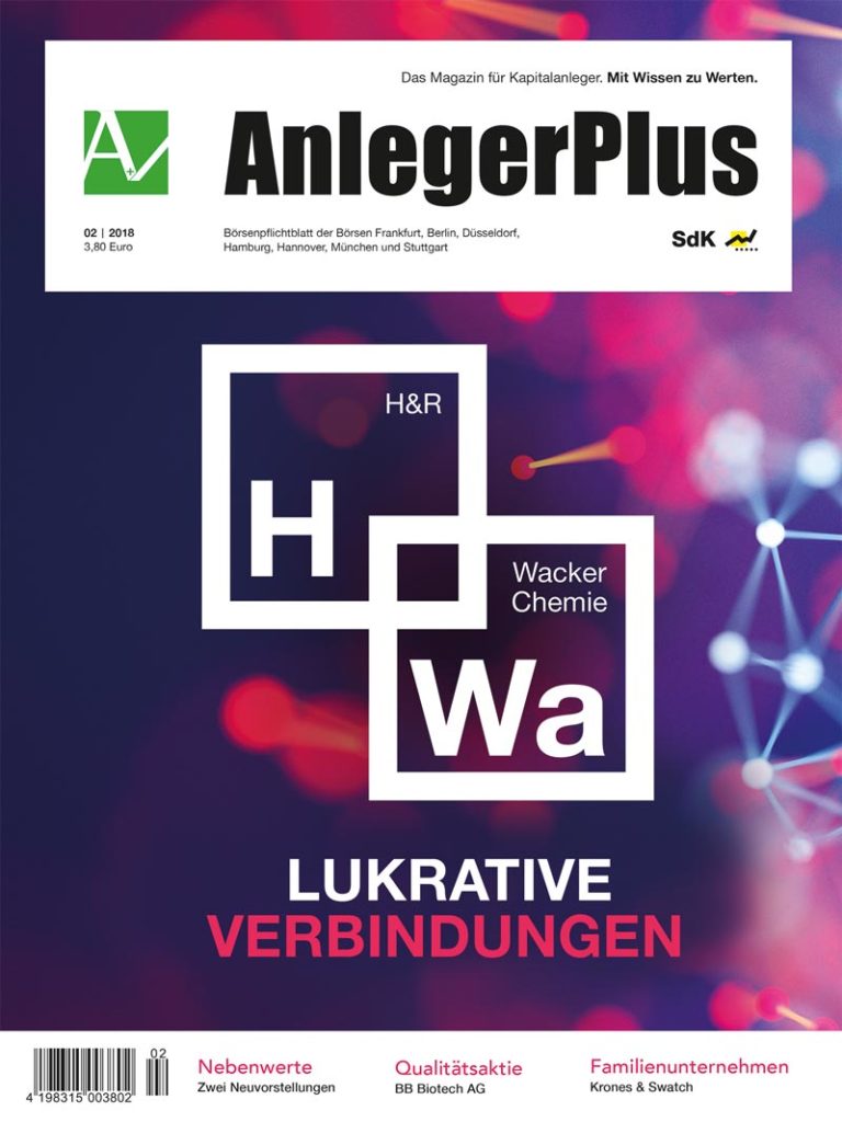 Cover AnlegerPlus 02/2018