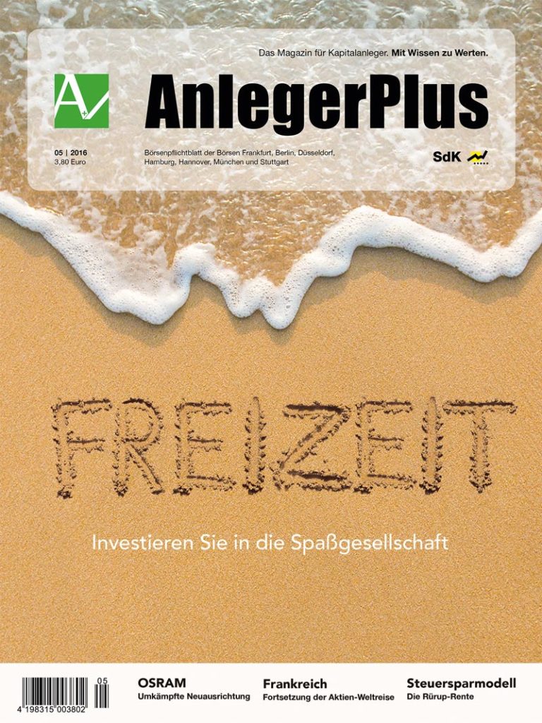 Cover AnlegerPlus 05/2016