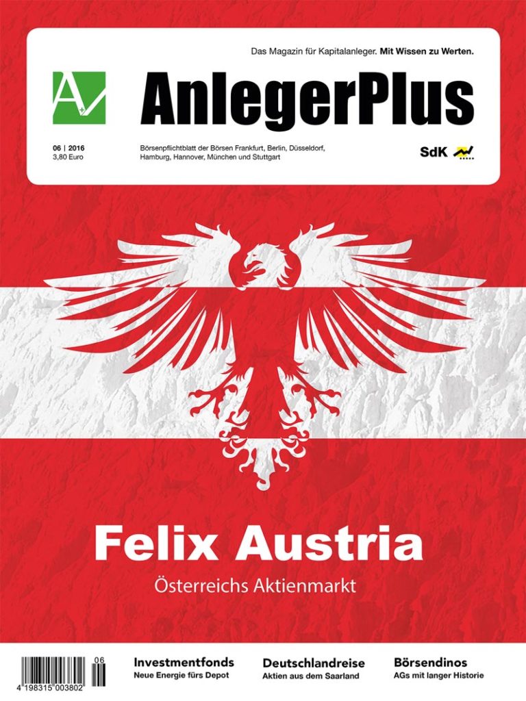 Cover AnlegerPlus 06/2016