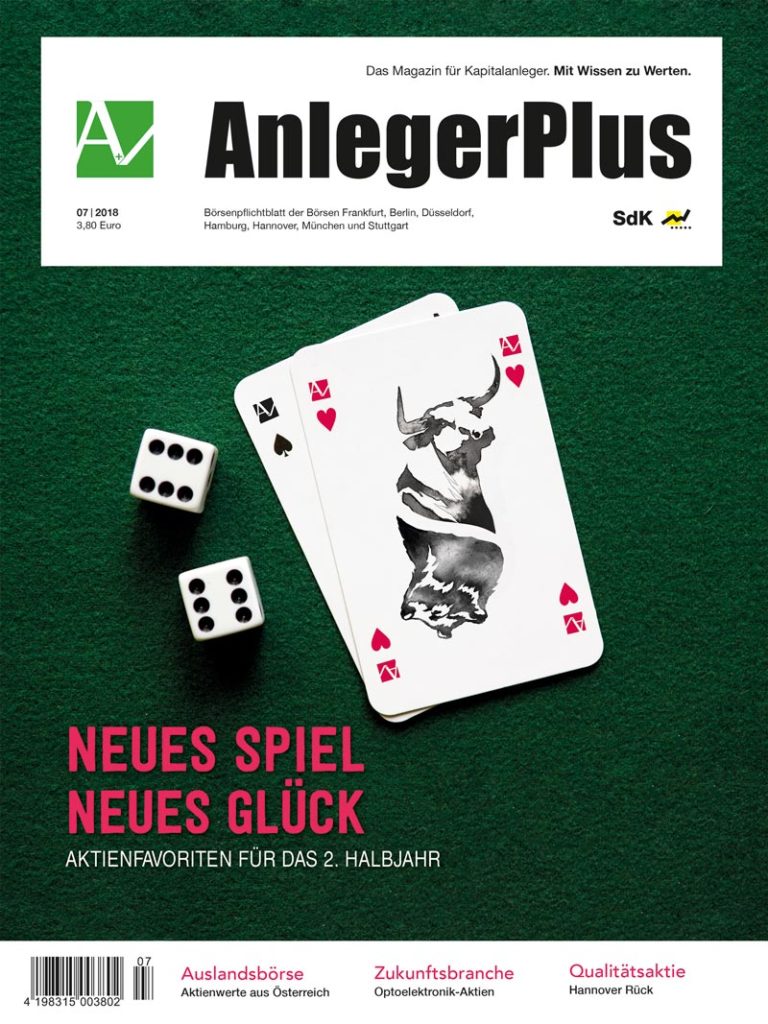 Cover AnlegerPlus 07/2018