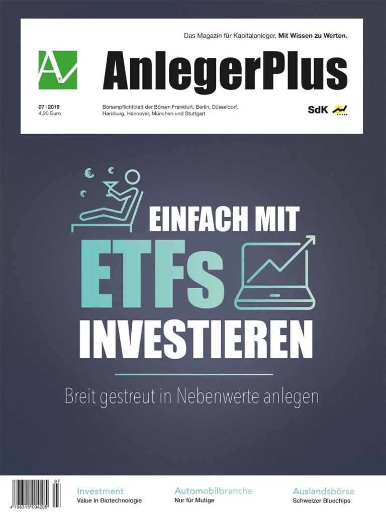 Cover AnlegerPlus 07/2019