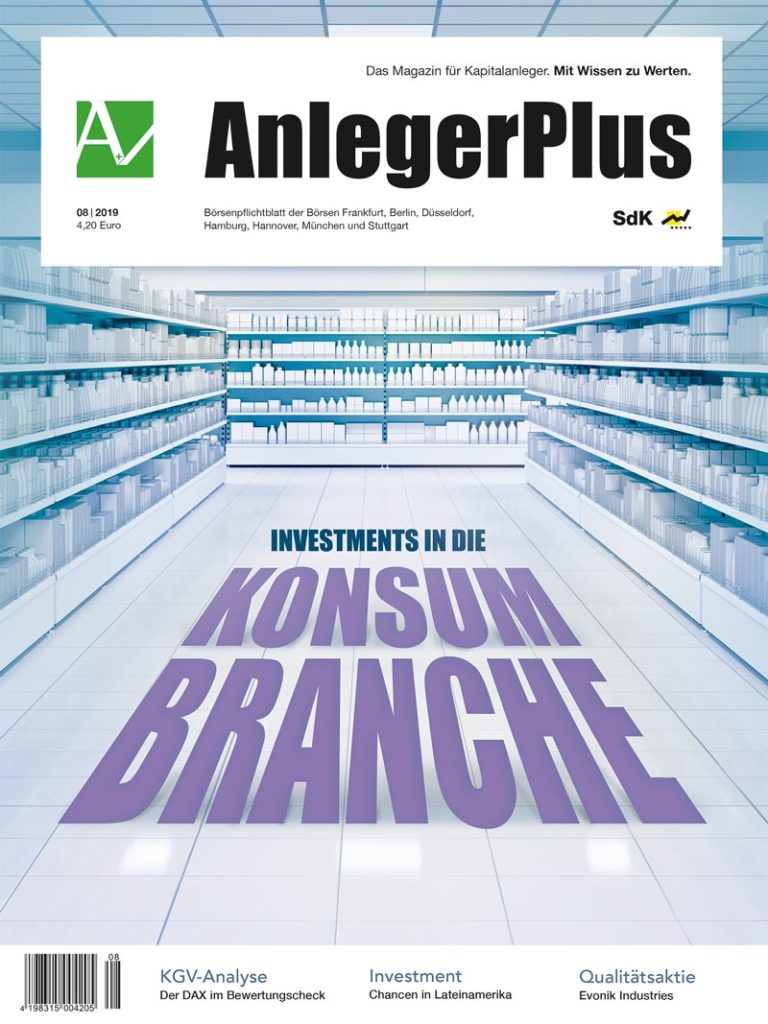 Cover AnlegerPlus 08/2019