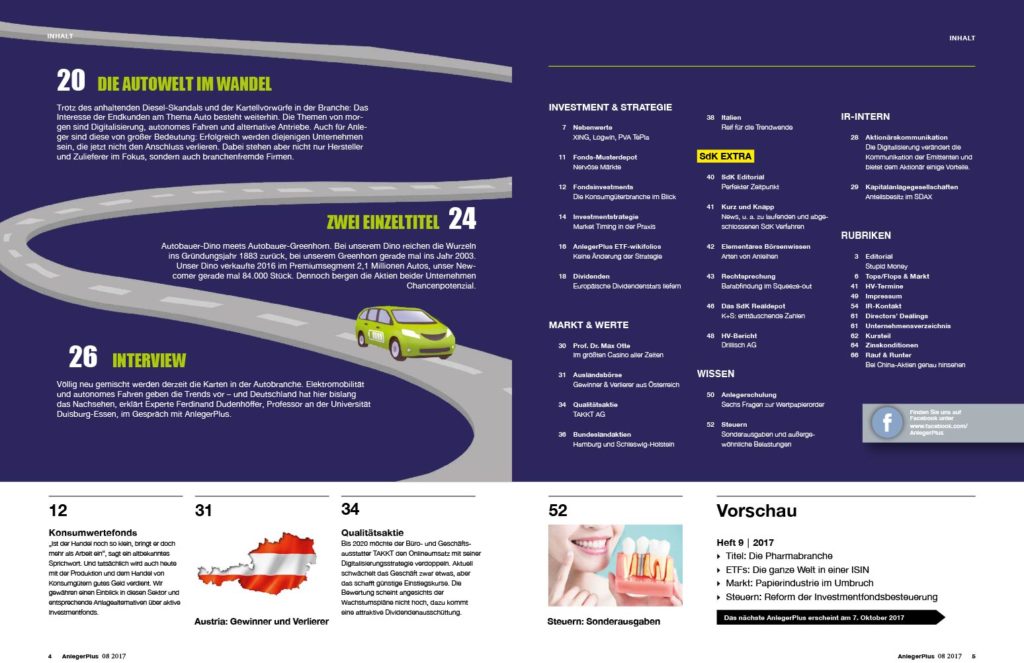 Inhalt AnlegerPlus 08/2017