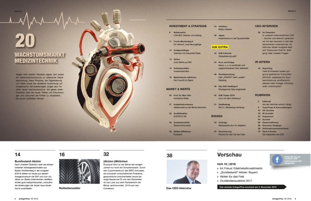 Inhalt AnlegerPlus 09/2016
