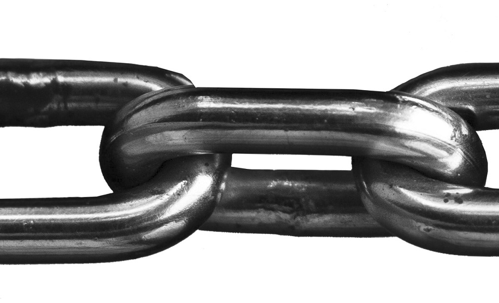 Foto von einer Stahlkette