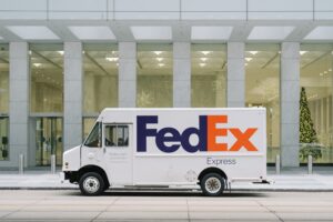 FedEx-Lieferwagen