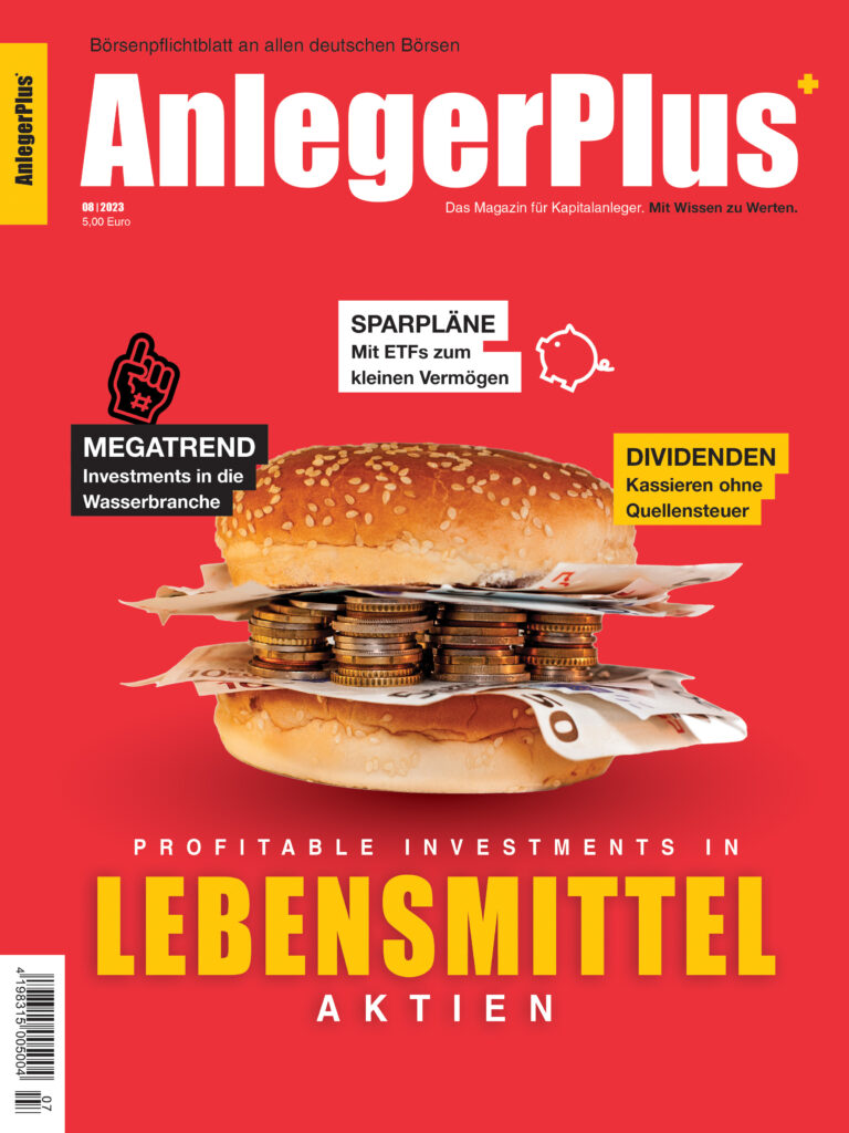 Cover AnlegerPlus 8/2023