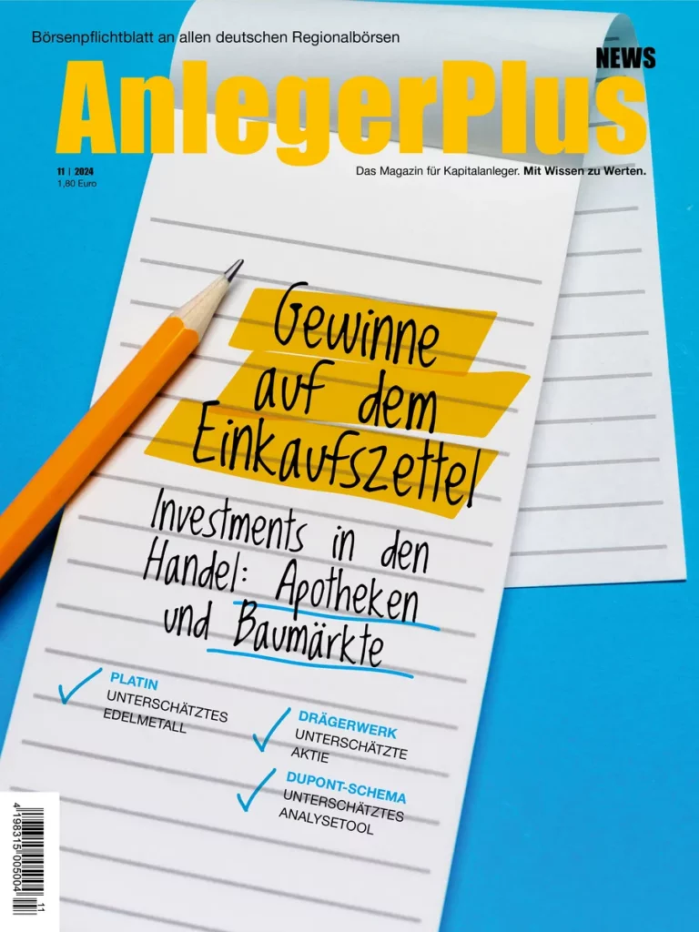 Cover AnlegerPlus News 11/2024