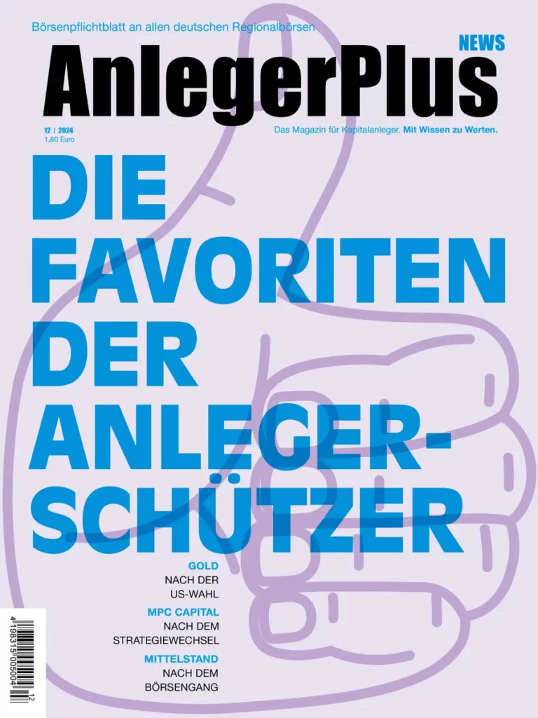 Cover AnlegerPlus News 12/2024