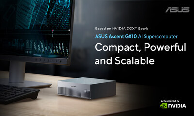 ASUS IoT: ASUS gibt die Verfügbarkeit des ASUS Ascent GX10 Personal AI Supercomputers bekannt