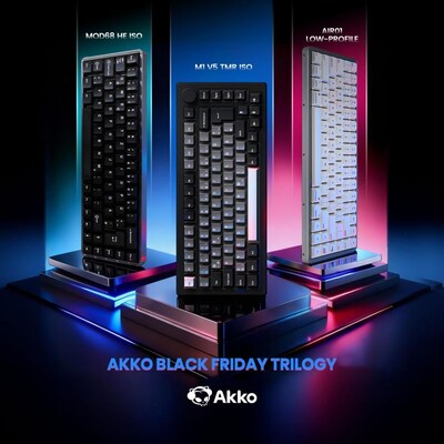 AKKO: Akko stellt drei innovative Tastaturen mit Black-Friday-Rabatten vor