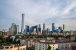Die Skyline von Peking.